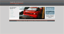 Desktop Screenshot of einarsbil.no